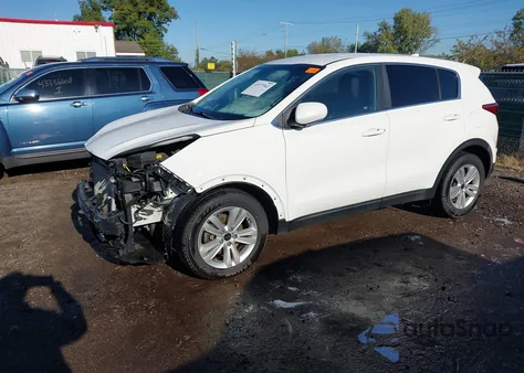 2019 Kia Sportage Lx z USA, uszkodzony, nr VIN KNDPM3AC3K7607050